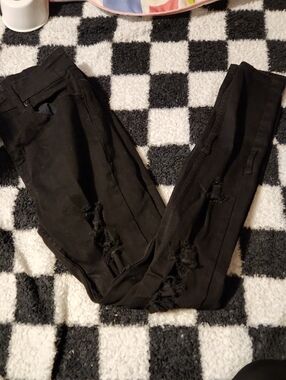 Hot Topic Black Jeans with Branded Waist Tag